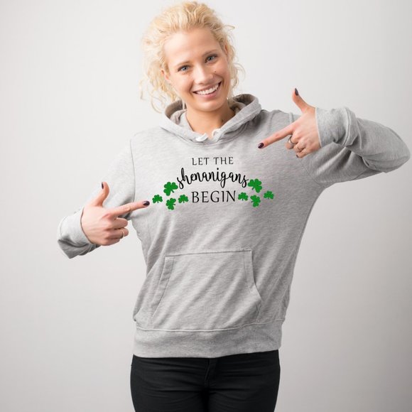 Creatyf Designs Other - Let the Shenanigans St. Patty's Day Hoodie